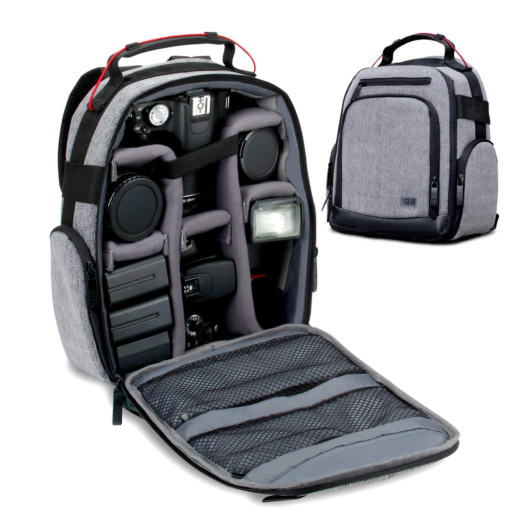 USA Gear DSLR Kamerarucksack, Kameratasche, Kamera Fotorucksack für Spiegelreflexkamera mit Kundenge