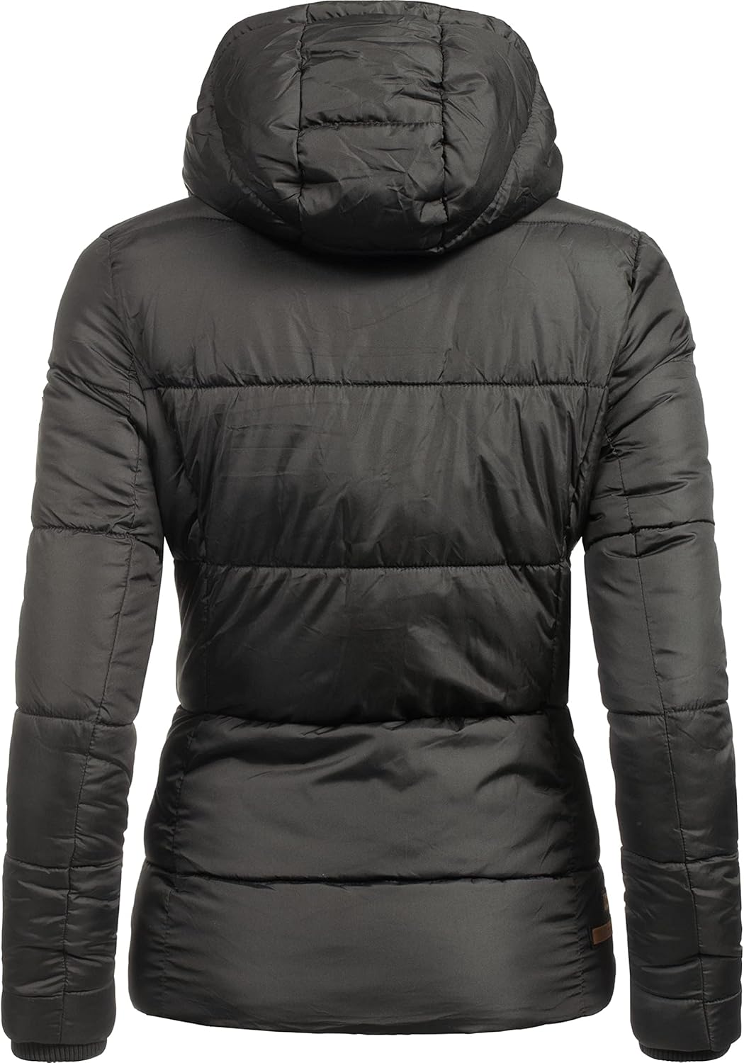 Navahoo Damen warme Winter Steppjacke Megan XS-XXL XL Schwarz, XL Schwarz