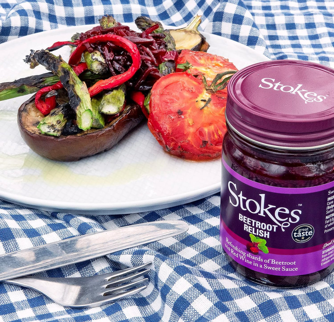 Stokes Red Onion Marmalade Süss-würzige rote Zwiebelmarmelade 1x 265g (Packung mit 2) Gewürze 265 g