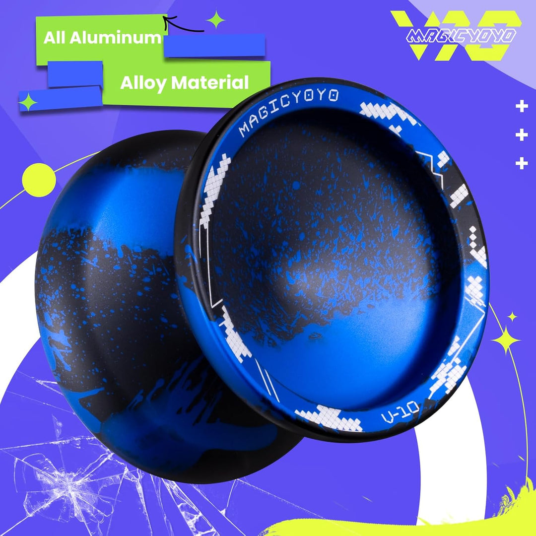 YOSTAR JoJo Profi V10 Plus, JoJo mit Leerlauf und Kugellager, Trick Yoyo für Kinder, Jo-Jo für Respo