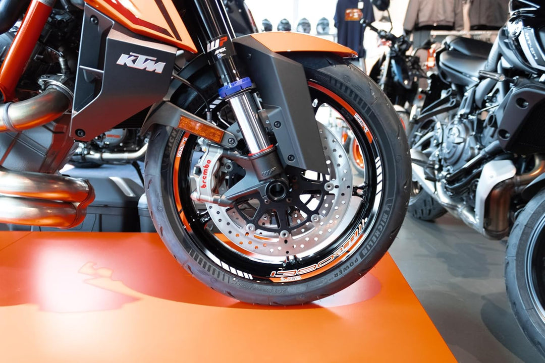 Felgenrandaufkleber Motorrad kompatibel mit KTM 1390 Super Duke R X710149VA