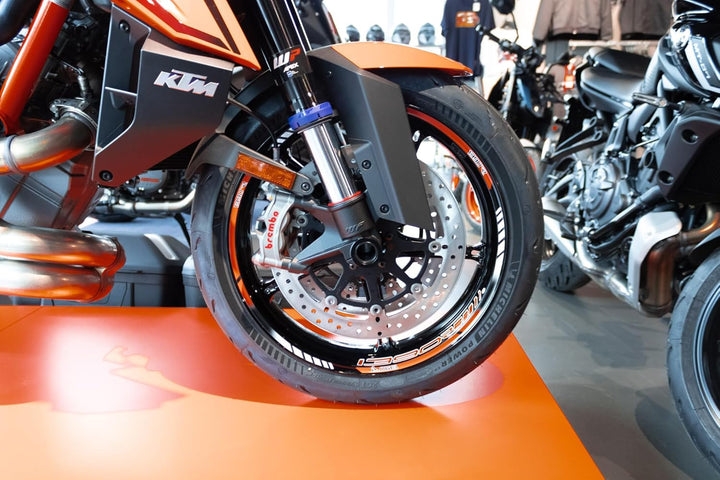 Felgenrandaufkleber Motorrad kompatibel mit KTM 1390 Super Duke R X710149VA