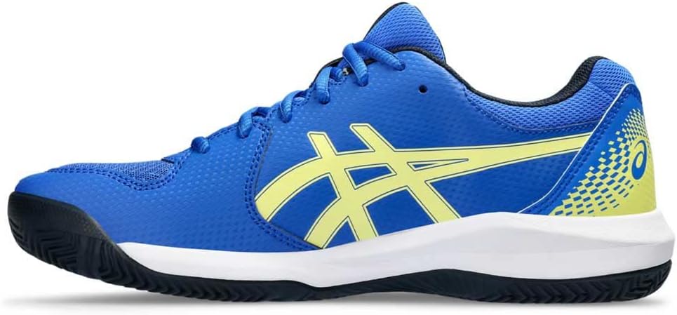 ASICS Dedicate 8 Mann Tennisschuhe Blau Weiss 39.5 EU Illusion Blue Glow Yellow, 39.5 EU Illusion Bl