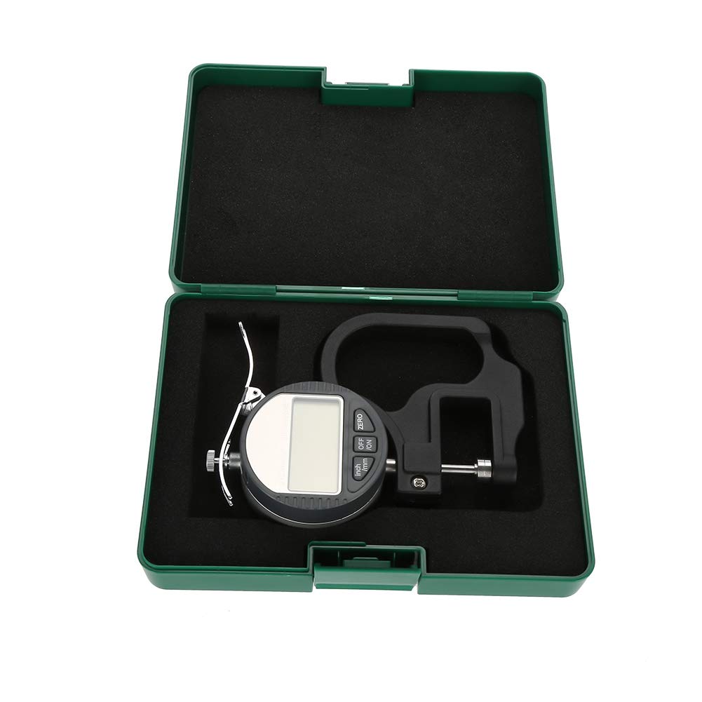 Dickenmessgerät Digital, Dickenmessschieber Elektronisches Mikrometer 0-12.7mm Metrik mit präzisem M