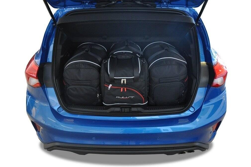 KJUST Dedizierte Reisetaschen 4 stk kompatibel mit FORD FOCUS HATCHBACK IV 2018+