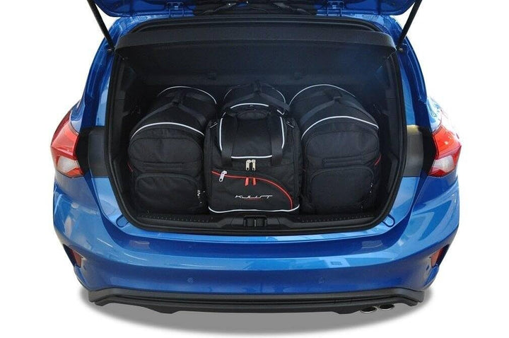 KJUST Dedizierte Reisetaschen 4 stk kompatibel mit FORD FOCUS HATCHBACK IV 2018+