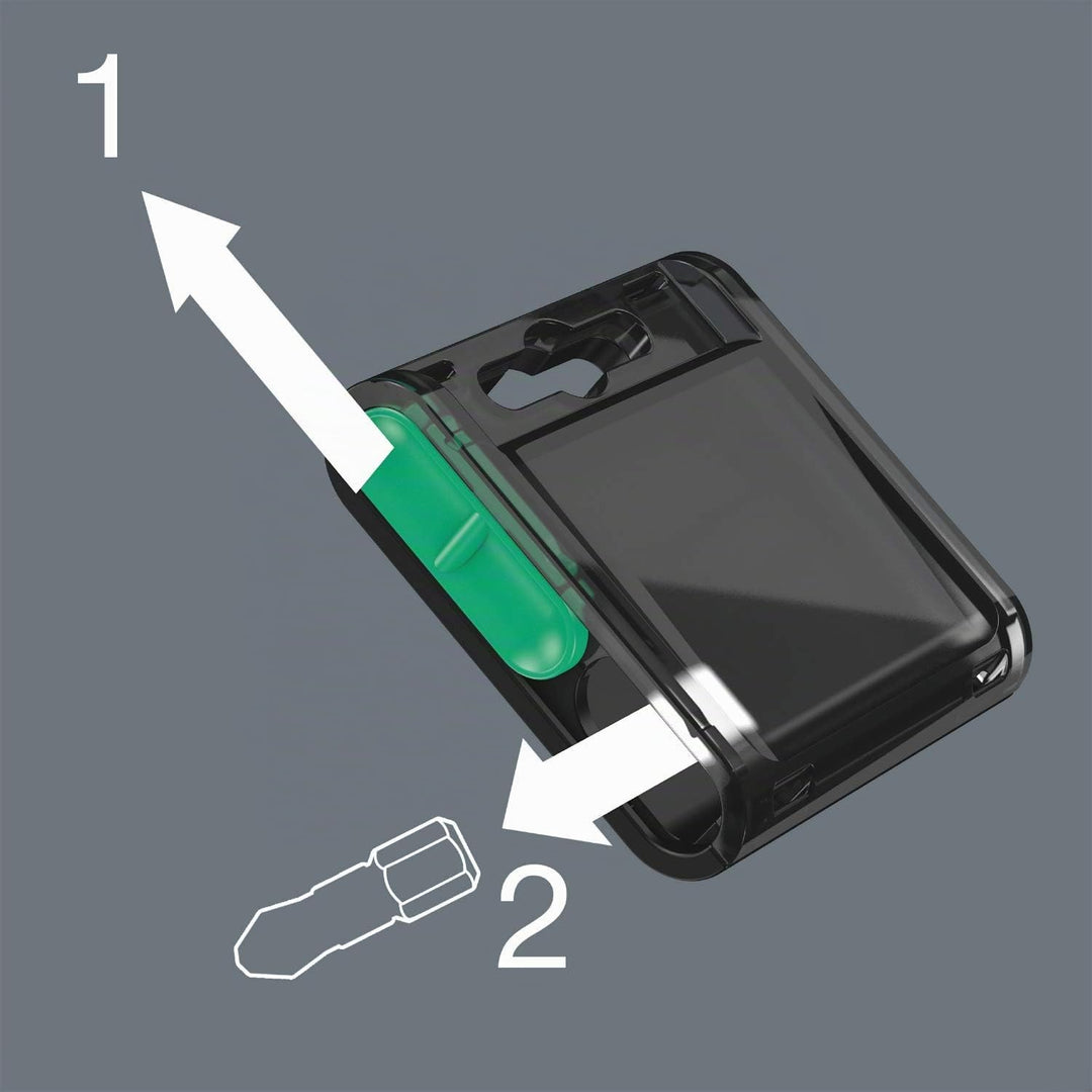 Wera Bit-Sortiment, Bit-Box 15 Impaktor TX 30, 15-teilig, 05057776001, 7.4 x 6.9 x 2 cm