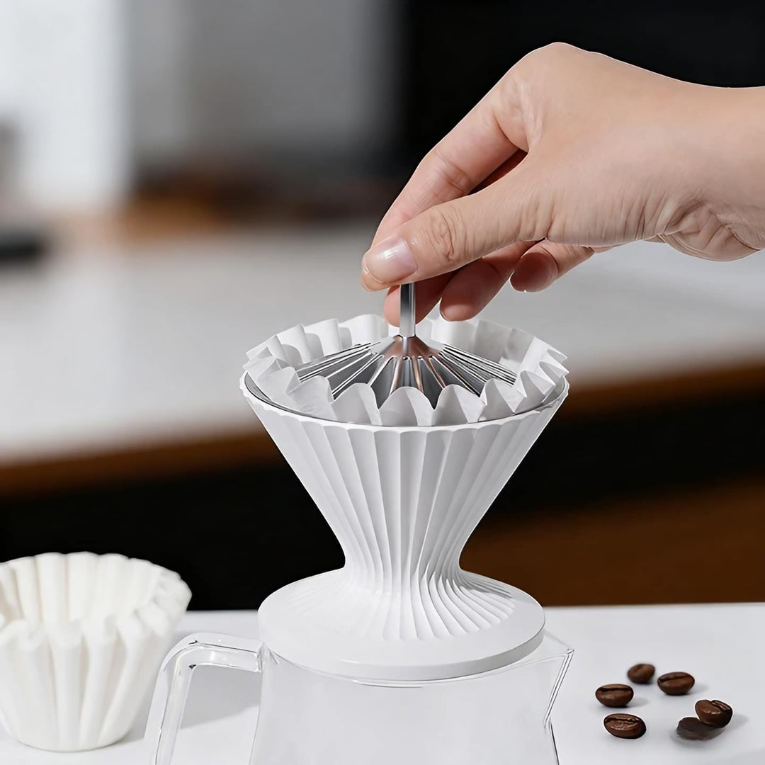 Pour Over Coffee Dripper Drip Coffee Pour Over Maker With Night Light Customized Blossom Coffee Trun