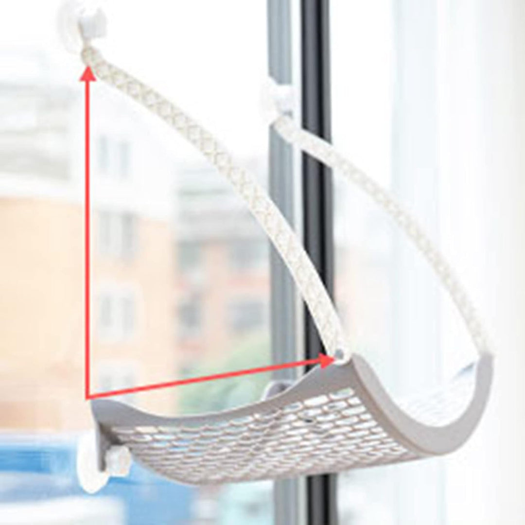 Pssopp Katzenbett-Fenster, Katzenfenster-Sitzstange, Katzenfenster-Hängematte, Katzenbett, Katzenruh
