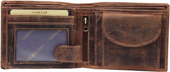 Greenburry Vintage Geldbeutel braun, 2796 E-25, Braun