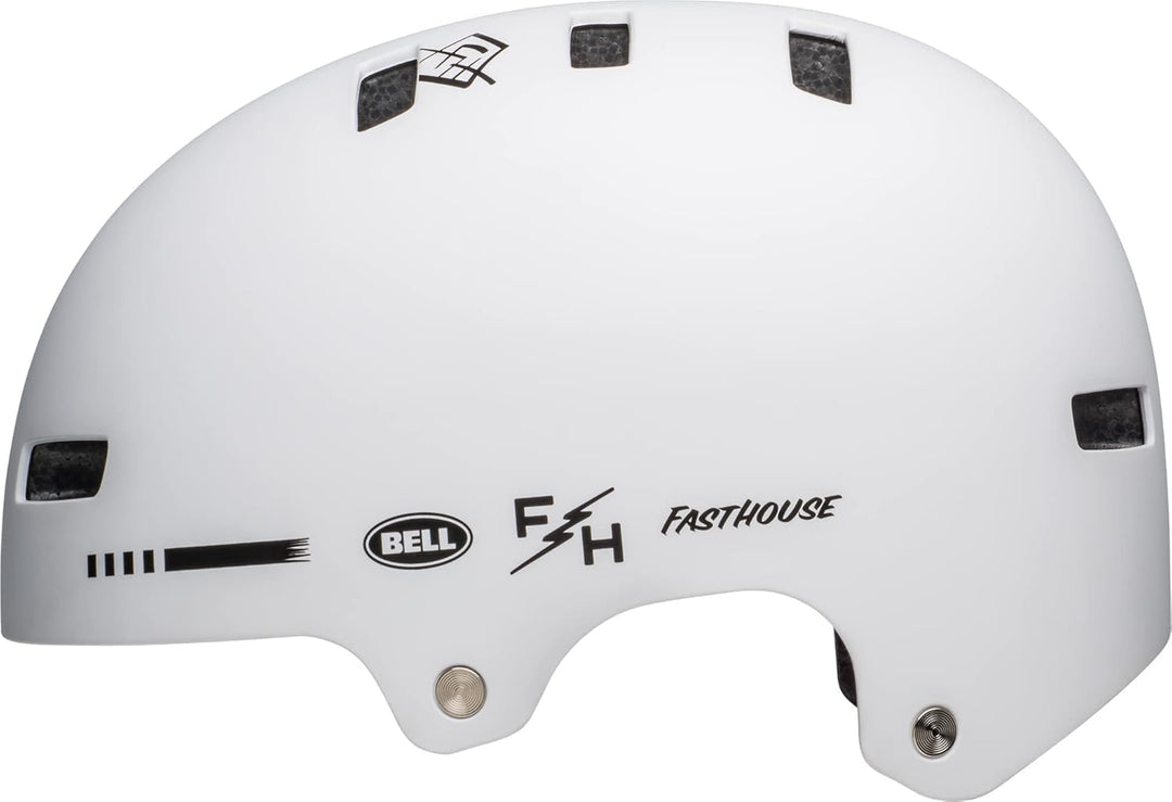 BELL Herren Local Fahrradhelme M Matte White Fasthouse, M Matte White Fasthouse