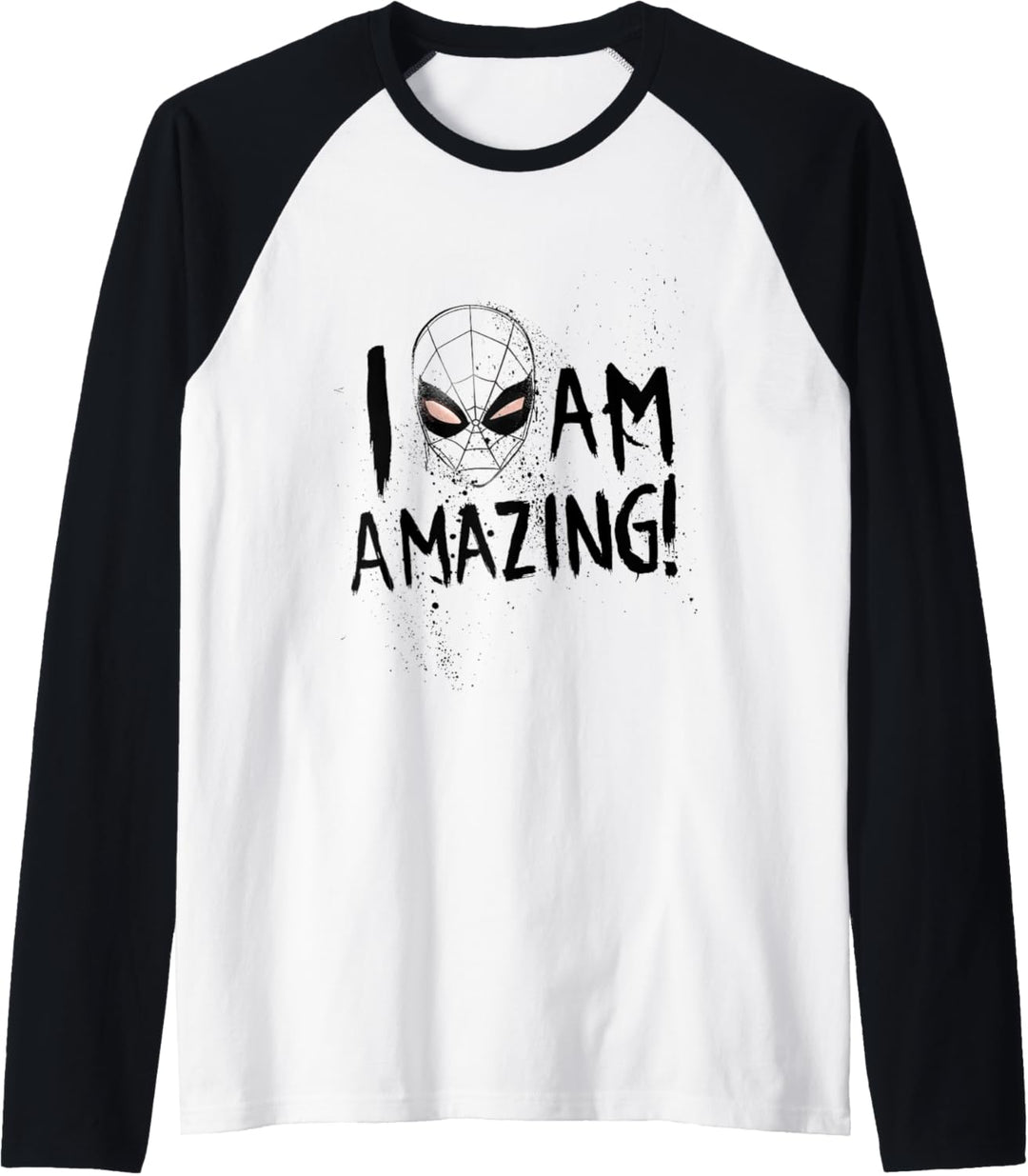 Marvel Spider-Man I Am Amazing Portrait Raglan