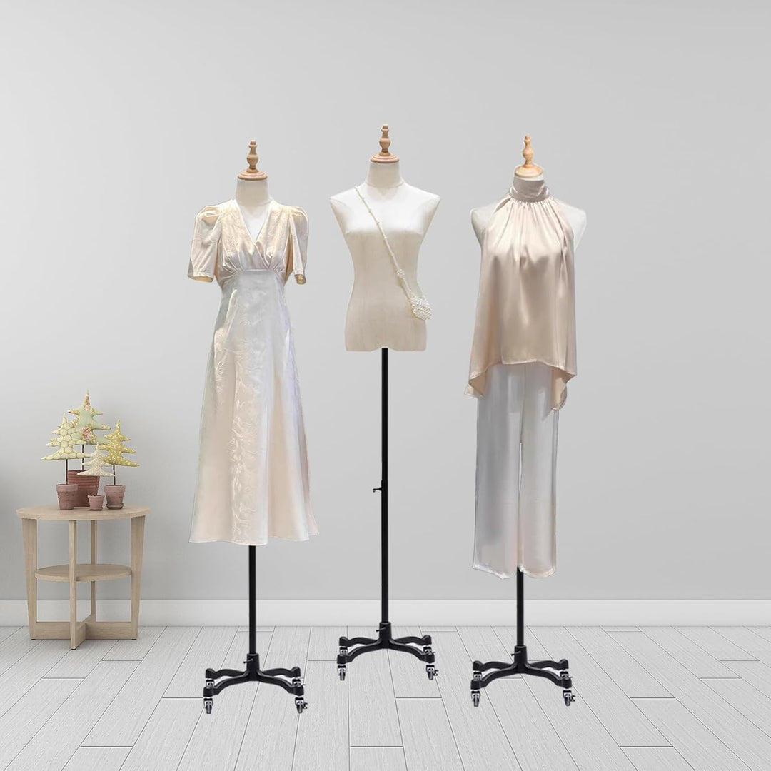 Weibliche Kleiderform Mannequin-Torso, verstellbare Höhe 130 - 190 cm Ständer, Manikin-Körpermodell