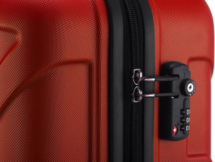 suitline 3er Koffer-Set Trolley-Set Rollkoffer Hartschalen-Koffer Reisekoffer, TSA, (55 cm, 66 cm, 7
