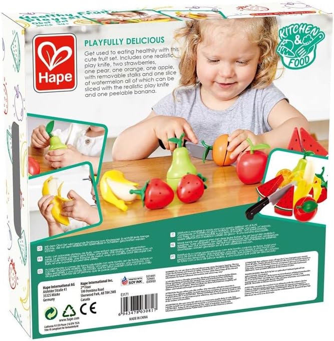 Hape Obst-Set | mit dem Obst-Set wird gesunde Ernährung zum Kinderspiel