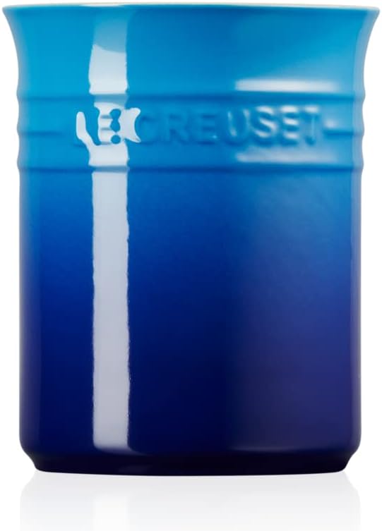 Le Creuset Topf für Kochkellen aus Steinzeug, 1,1 Liter, Azure, 71501112200001, Azure