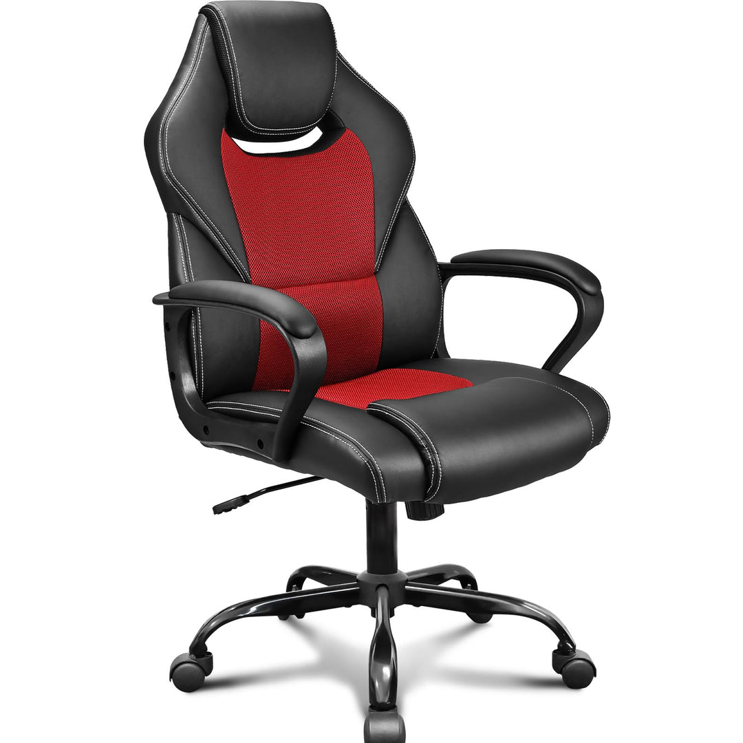 BASETBL Bürostuhl Racing Stuhl Gaming Stuhl Sessel Schreibtischstuhl Ergonomisch Drehstuhl Sportsitz