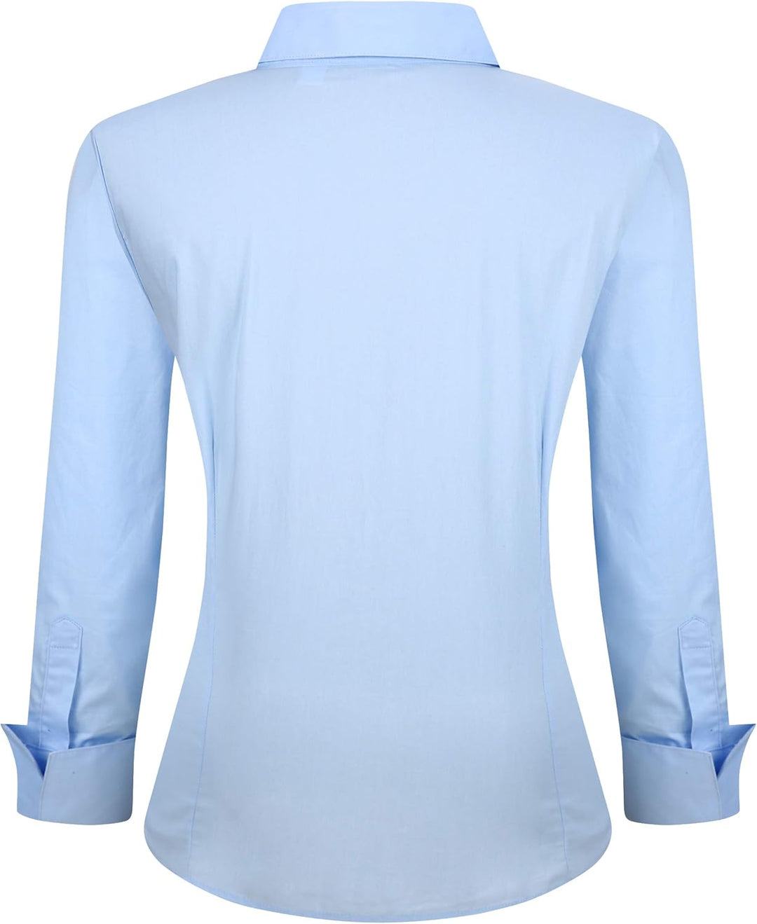 Alex Vando Bluse Damen Langarm Hemd Damen Stretch – Business Button Down Shirts, Bügelfrei Arbeitshe