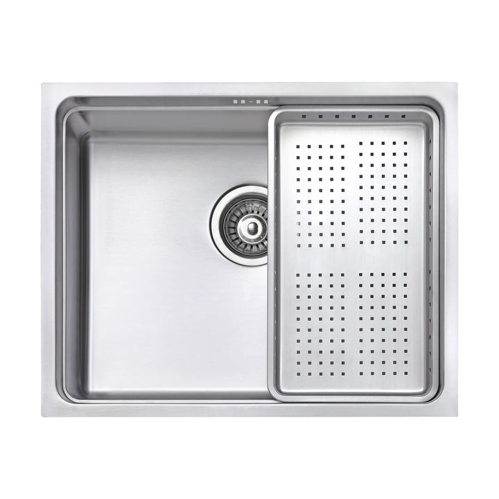 JASSFERRY Küchenspüle 1 Becken Unterbau-Küchenspüle, Unterbauspüle aus Edelstahl Abfluss Rohrsatz, G
