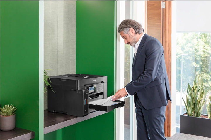 Epson EcoTank L15150 Tintenstrahldrucker A3+ 4800 x 2400 DPI 32 Seiten pro Minute, WLAN Schwarz einh