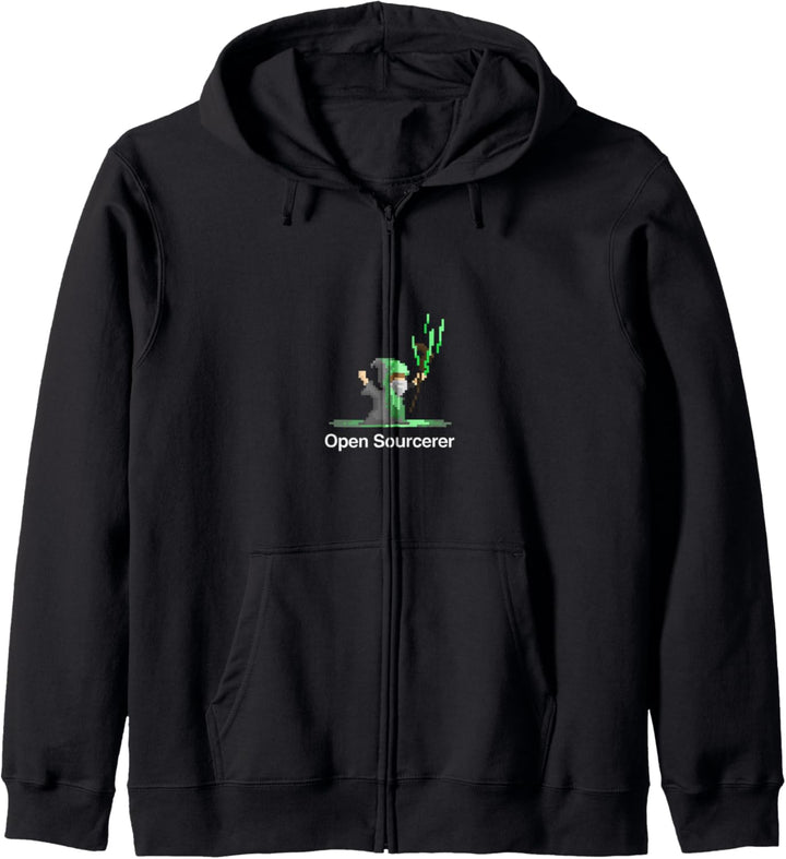 Open Sourcerer Funny Programmer Coder Kapuzenjacke