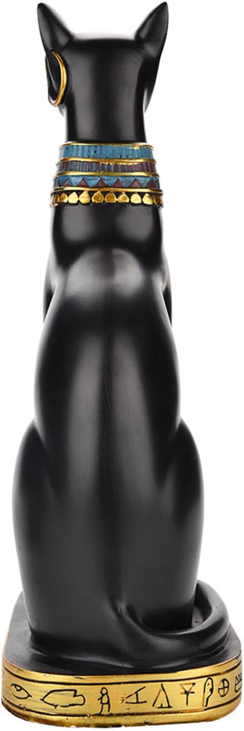 Semiter Ägyptische Katzenstatue, Positive Energie für die Raumdekoration(A5-YX260839 klein)
