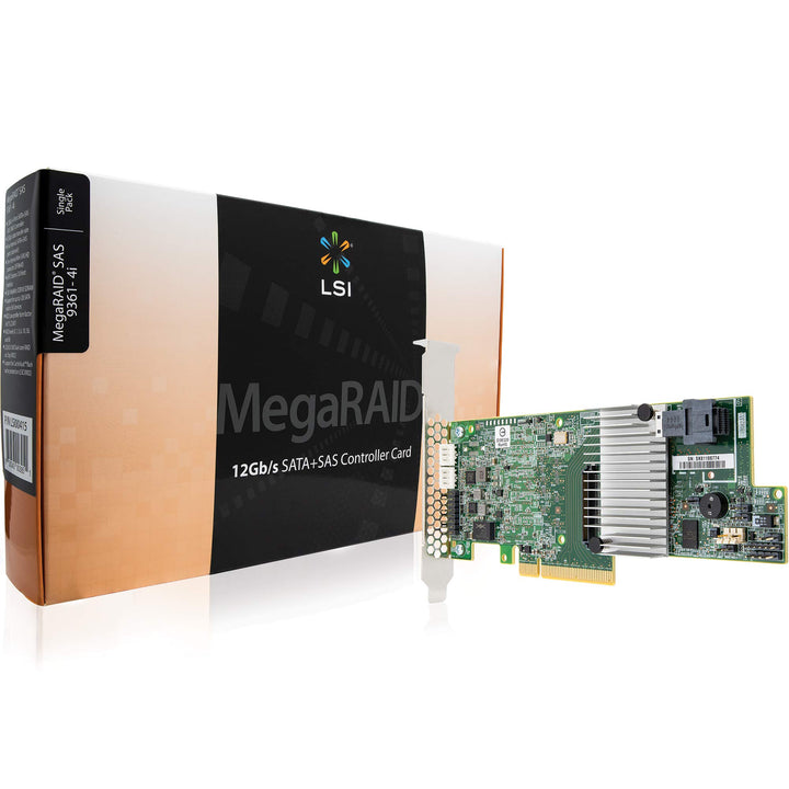 LSI Logic LSI LSI00415 MegaRAID SAS 9361-4i 4-Port 12Gb/s SAS + SATA PCI-Express 3.0 Low Profile RAI