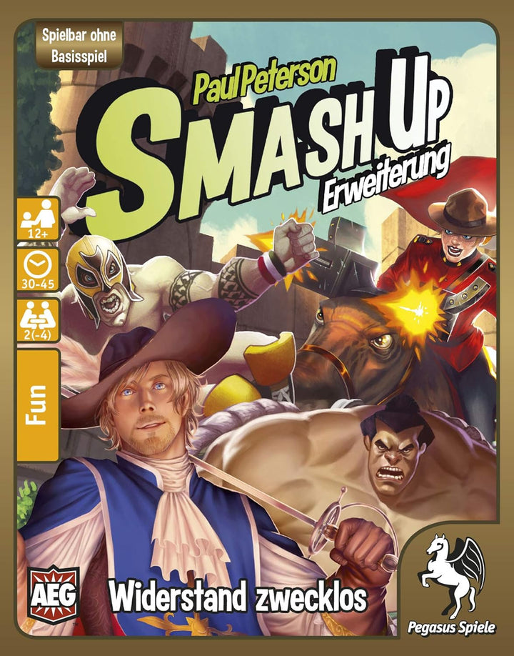 Pegasus Spiele 17279G - Smash Up: Widerstand zwecklos