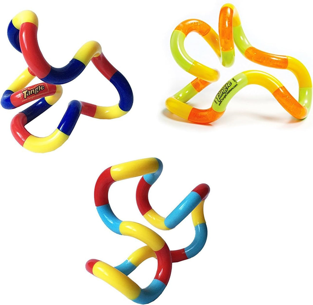 Tangle Jr. Original Fidget Toy, Set of 3 by Tangle Jr.