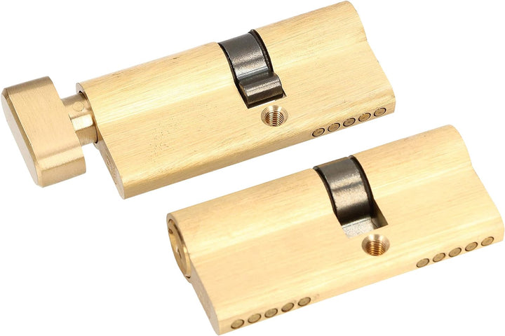 KOTARBAU® Gleichschliessender Profilzylindersatz 2 Stk. 30x40mm mit Schliessknauf, 30x40mm