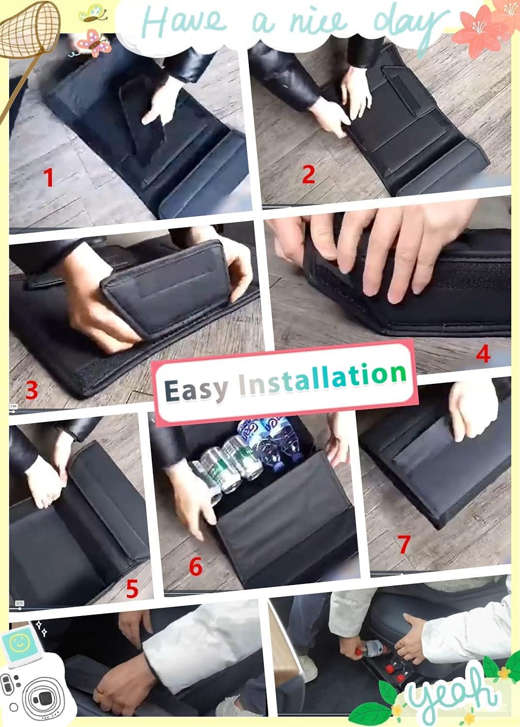 GAFAT Tesla Model Y 2021 2022 2023 Organizer Unter dem Sitz, Model Y 2022 Ablagen Aufbewahrungsbox a