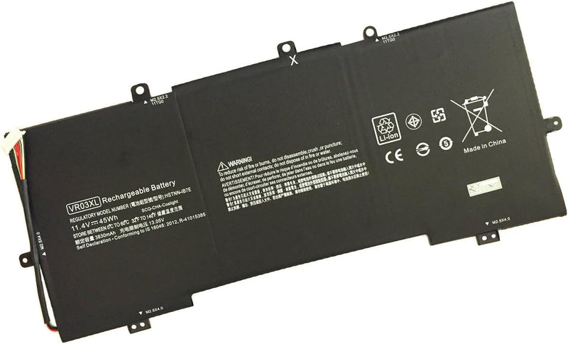 7XINbox 11.4V 45Wh 3950mAh VR03XL 816497-1C1 HSTNN-IB7E Laptop Akku kompatibel mit HP Envy 13-D 13-D