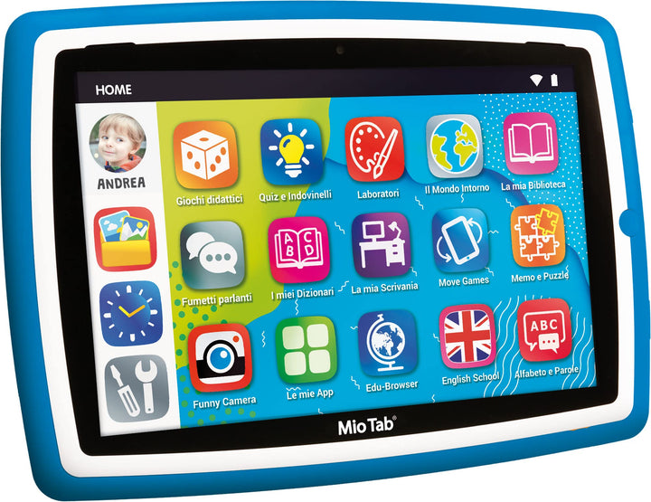 Liscianigiochi LISCIANI-Mio Tab 10 Zoll Tutor XL 2022, Kinder 3-6 Jahre, Autonome, sensorische Fähig