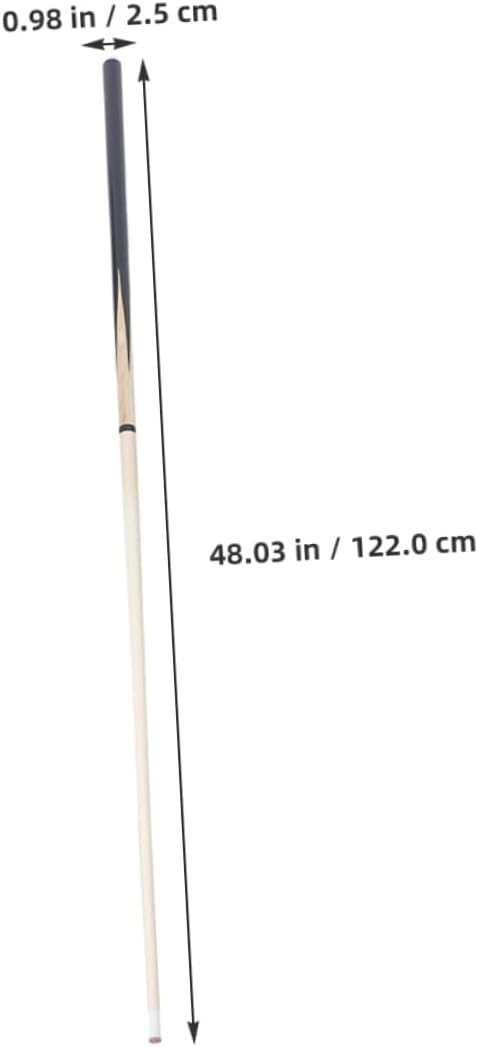 Yardwe 2 Stück Billardqueues mit Floralen Mustern Langer Billardstock Zerlegbar für Erwachsene Pool