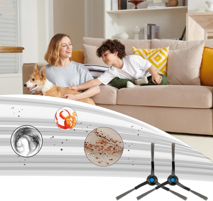 24 Stück T50 Omni Zubehörset für ECOVACS DEEBOT T50 Omni/T50 PRO Omni/T50 PRO Omni Gen2 Saugroboter,