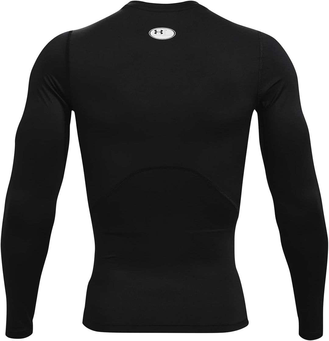 Under Armour Herren Armour HeatGear Compression Long-Sleeve T-Shirt Hemd, Blickdicht Schwarz XS, Sch