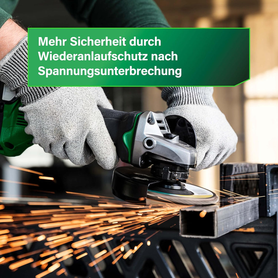 HIKOKI Akku Winkelschleifer, G18DSL2W3Z (Basic) (HSC II), Grün-Schwarz