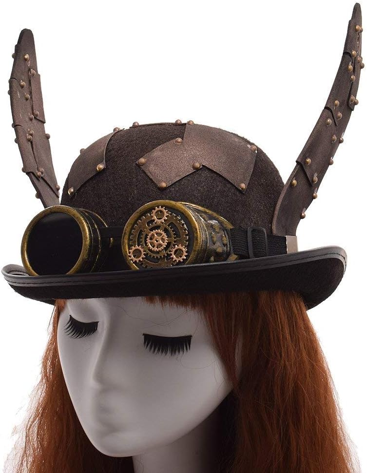 GRACEART Frauen Steampunk Hut Häschen Ohren Fantastischer Hut