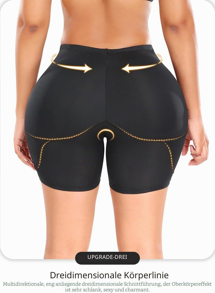 Damen Miederpants Gepolstert Po Push Up Butt Lifter Miederhose Kontrolle Shapewear Figurformender L