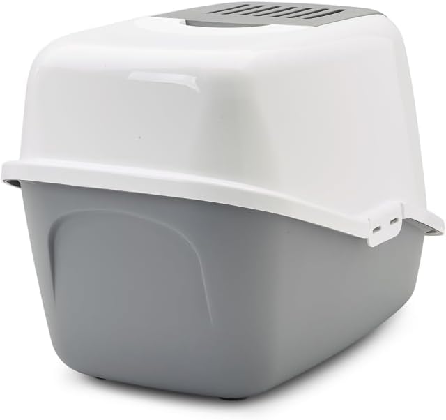 Katzentoilette "NESTOR" grau 56 x 39 x 38,5 cm, Grau