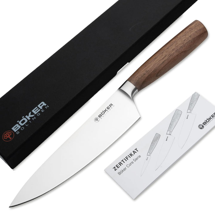BÖKER SOLINGEN® Core Küchenmesser klein - geschmiedetes Chefmesser 16 cm extrem scharf - Premium Koc