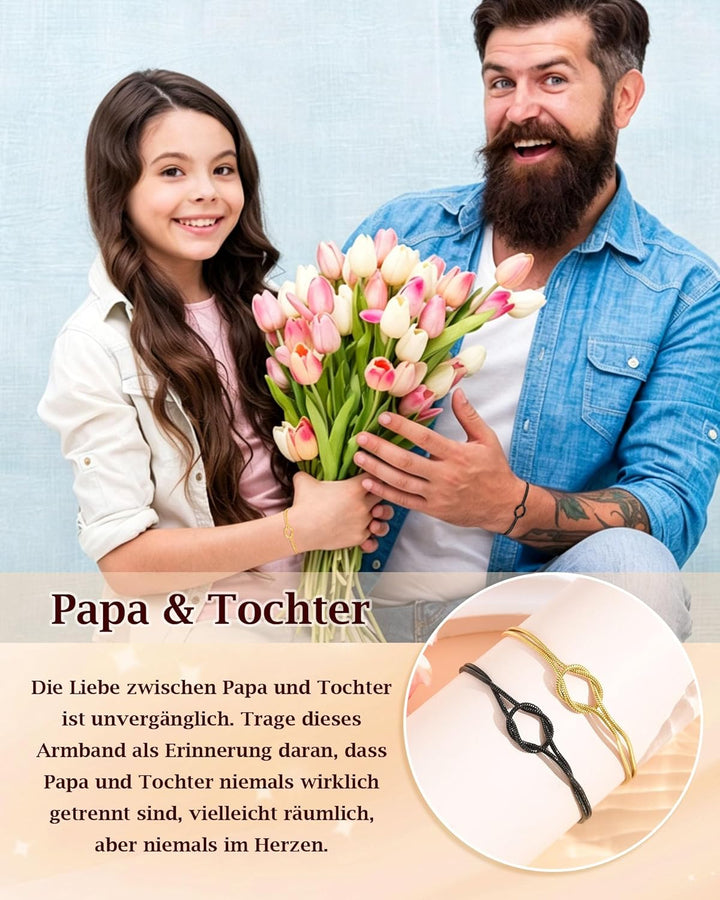 CheersLife Mann Armband Geschenke für Männer lederarmband Herren Geschenk Ehemann Weihnachten Gesche