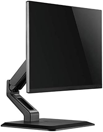LogiLink BP0100 - Alu Monitor-Schreibtischständer für 17-32 Zoll Touch Screen, Armlänge = 263mm
