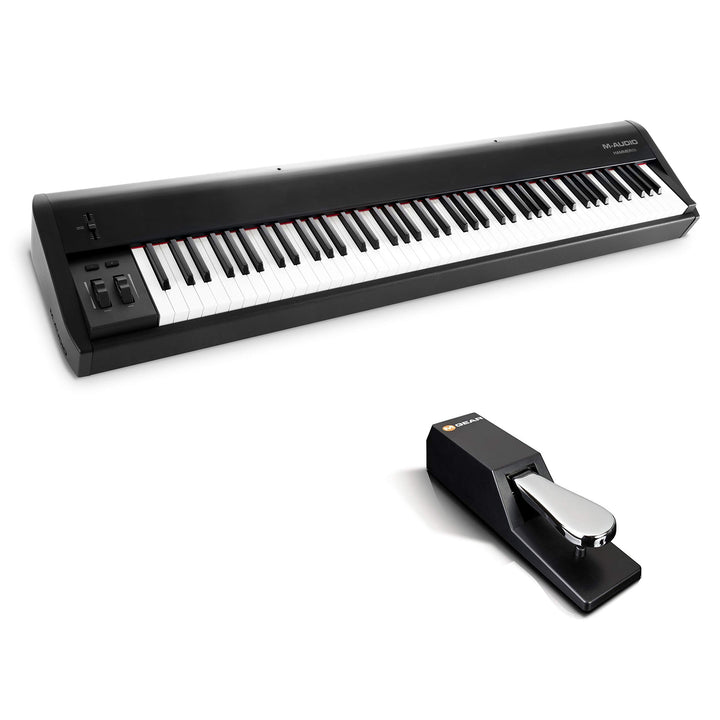 M-Audio Hammer 88 + SP-2 - USB/MIDI Keyboard Controller mit 88-Hammermechanik-Tasten + Universal Sus