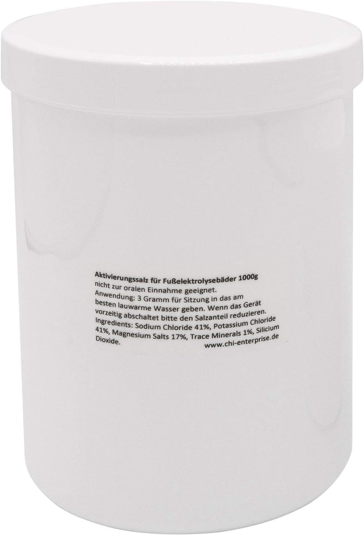 chi-enterprise 1000g Aktivierungssalz zum Nachfüllen für Fusselektrolysebäder I Zusatz für Royal Spa