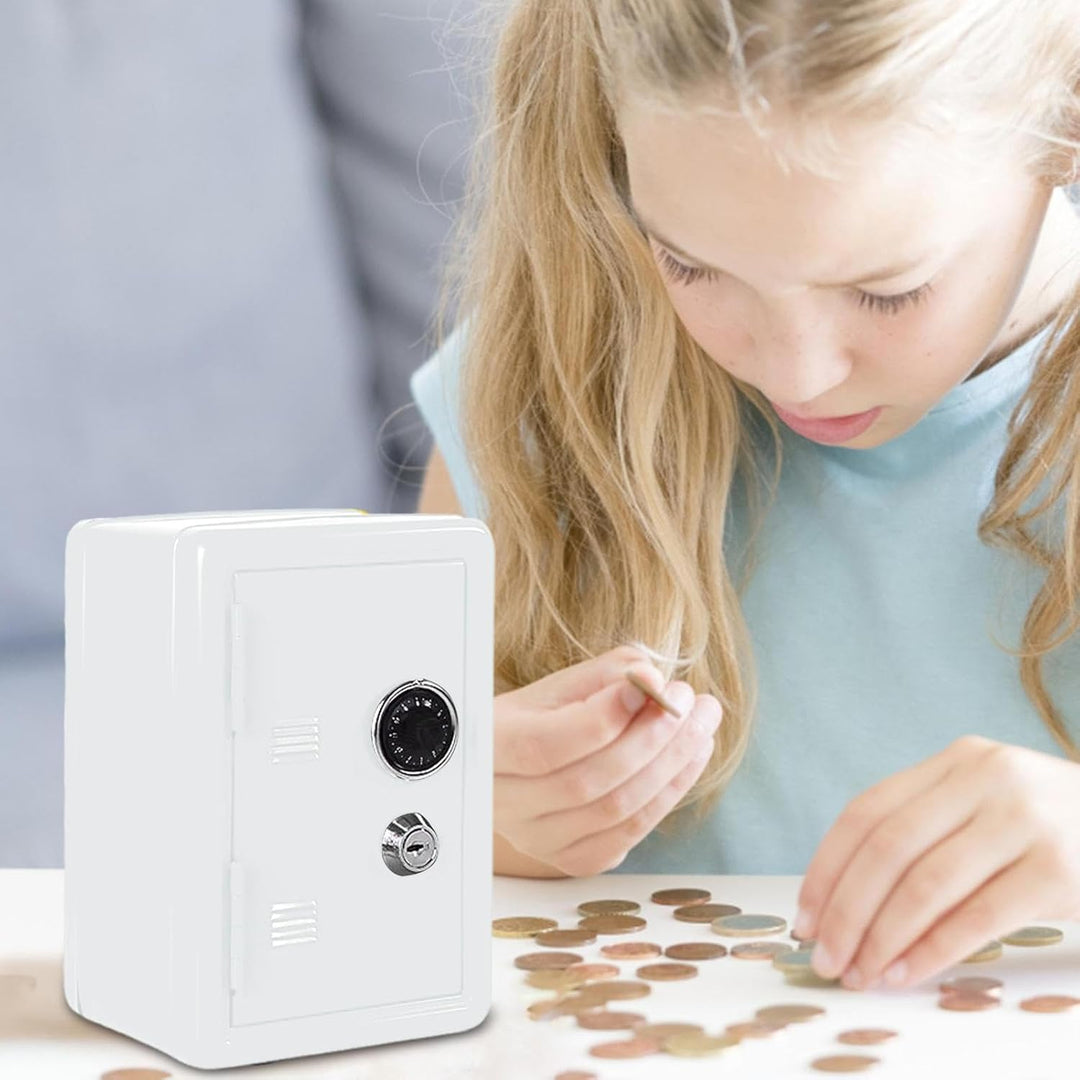 Kinder-Geldkassette | Geldkassette aus Metall für Kinder,Geldaufbewahrungsbox mit Passwort-Rad-Desig