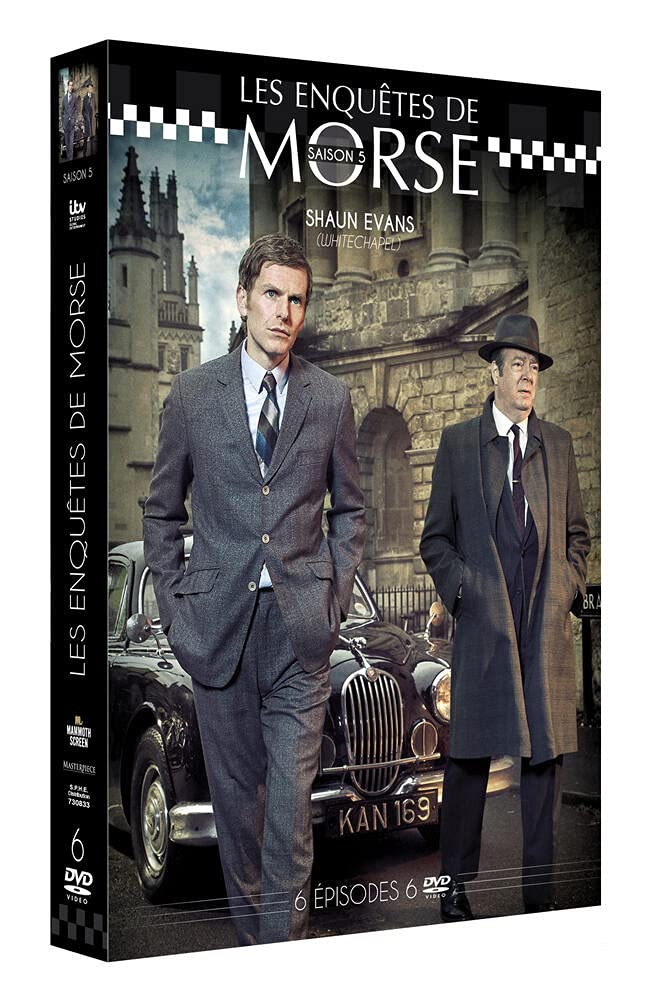 Coffret les enquêtes de morse, saison 5, 6 épisodes [FR Import], DVD