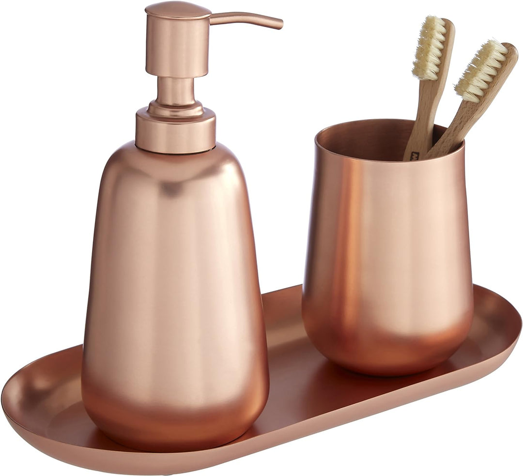 Premier Housewares Madison Shine Tray, Matte Copper beschichted Tablett, Tablett