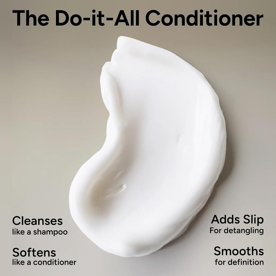 Ouidad Curl Shaper Double Duty Weightless Cleansing Conditioner, Multitasking-Formel, als Reinigungs