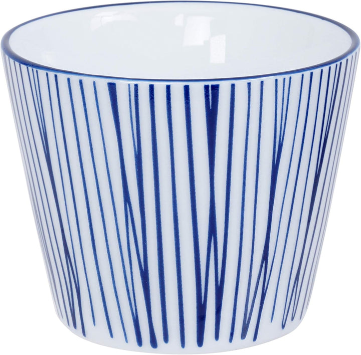 TOKYO design studio Nippon Blue Tee-Set blau-weiss, 5-TLG., 1x Tee-Kanne 0,8 l und 4X Tee-Tassen 180